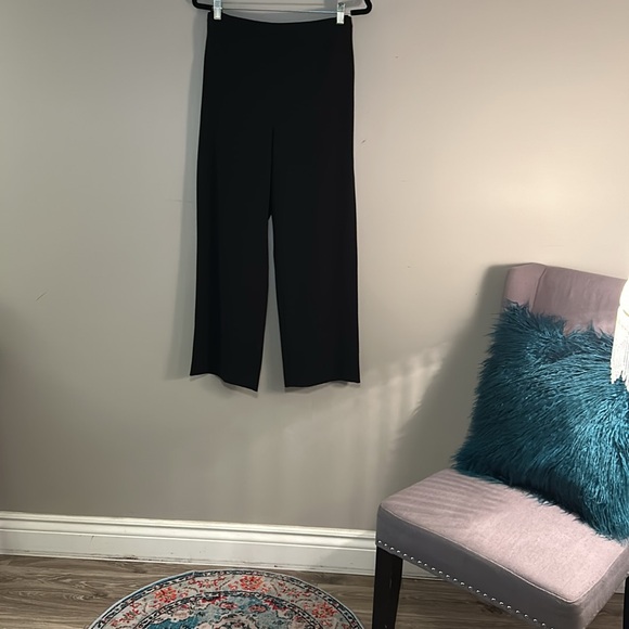 GIORGIO ARMANI black wide leg flowy pants size 16 - Picture 5 of 11